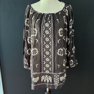 Chic Blouse with pattern